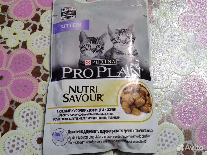 Влажный корм для кошек pro plan