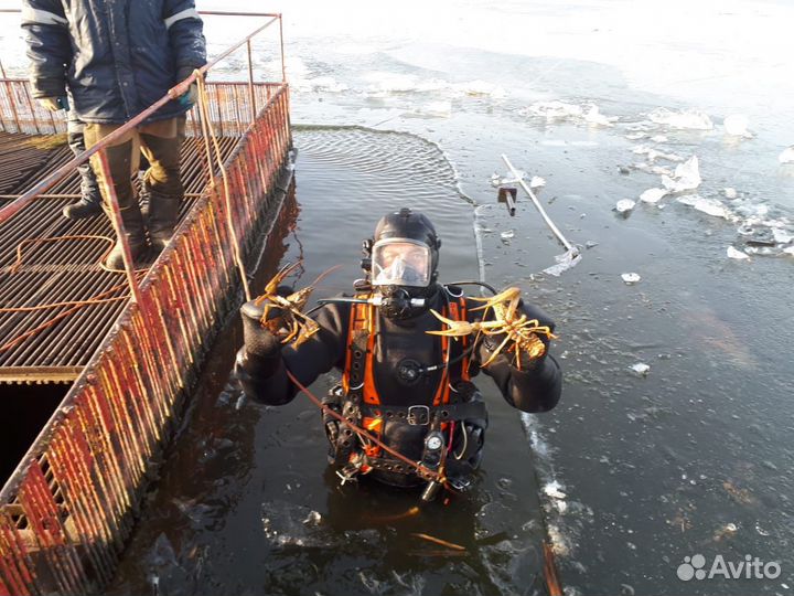 Водолазы, водолазные работы, подводный поиск