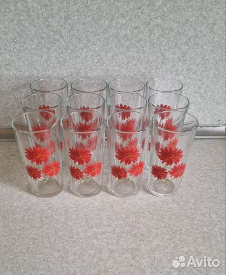 Набор новых стаканов 12 шт, цена за все