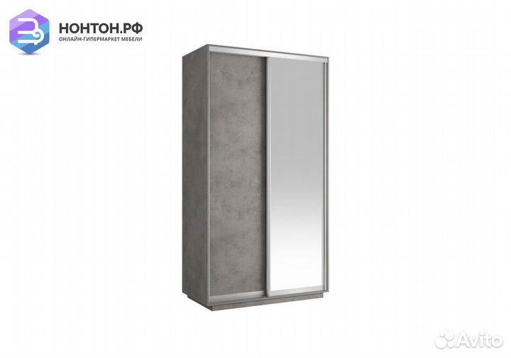 Шкаф-купе 2-х дверный с зеркалом Экспресс Хит бето