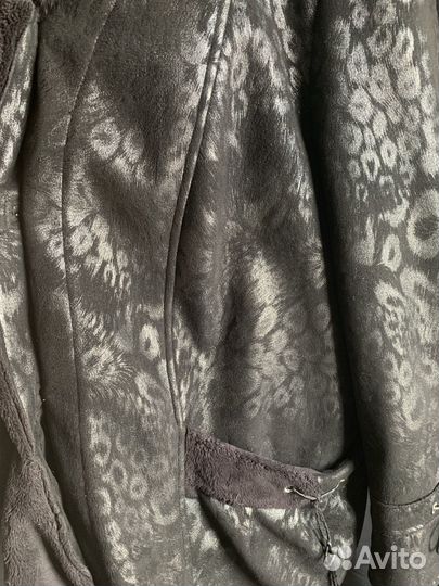 Демисезонняя дубленка женская 58 60