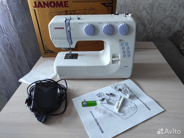 Швейная машинка janome vs54s