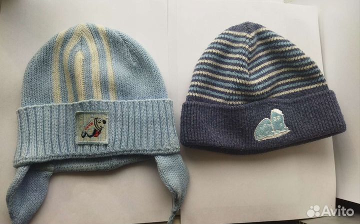 Шапки для мальчика от 1-4 лет
