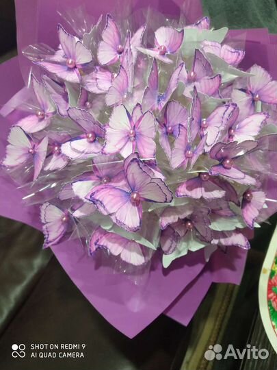Букет с бабочками