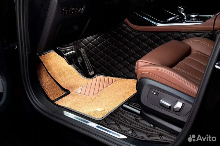 3D Коврики Chevrolet из Экокожи