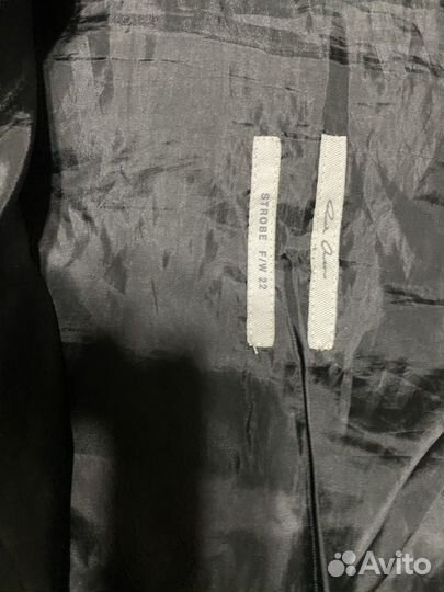 Пуховик Rick owens gimp