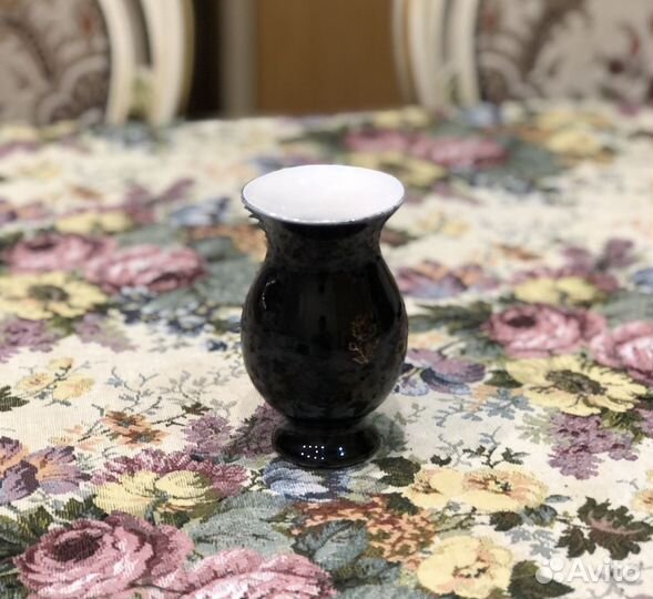 Вазочка салфетница, кобальт, лфз, фарфор,СССР