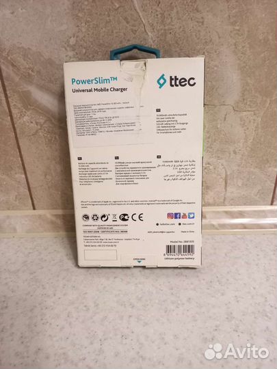 Внешний аккумулятор Ttec