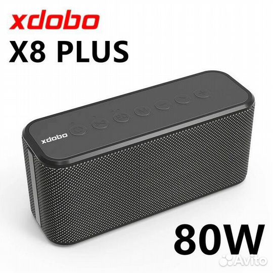 Портативная блютуз колонка Xdobo X8 plus 80Вт