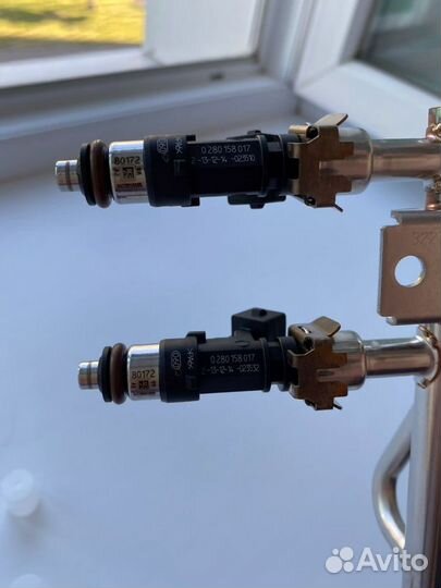 Форсунки Bosch 017 и рампа Bosch на ваз 1.6л, 8кл