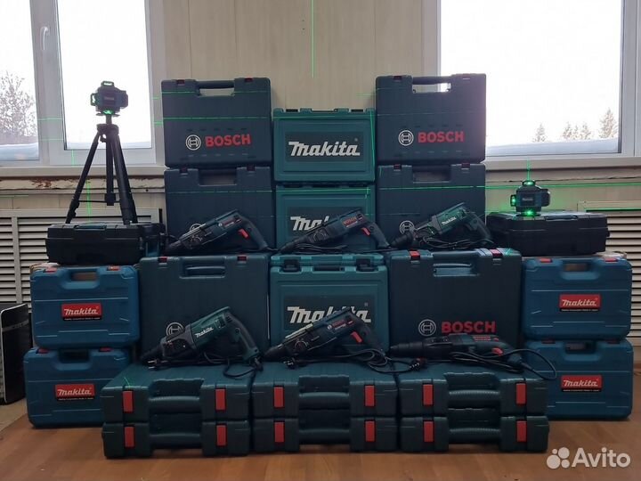 Перфораторы: Bosch и Makita