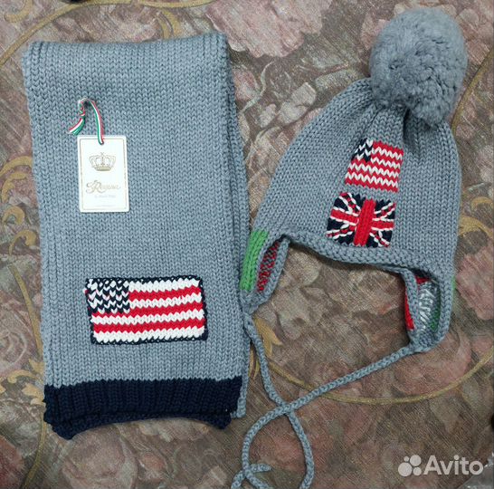 Шапка,шарф для мальчика