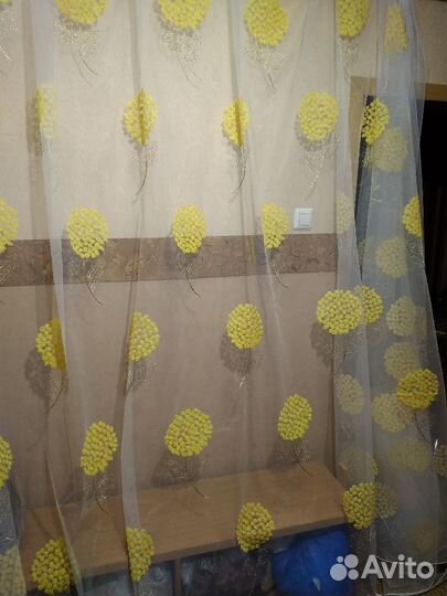 Тюль, шторы новые