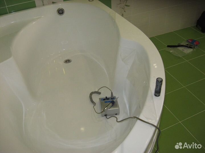 Акриловое восстановление эмали ванн. Срочный выезд