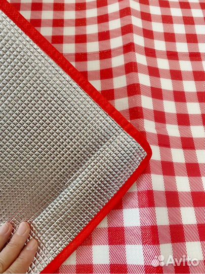 Коврик для пикника непромокаемый плед