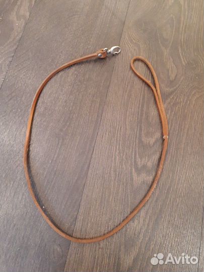 Поводок 85см, кожа натуральная