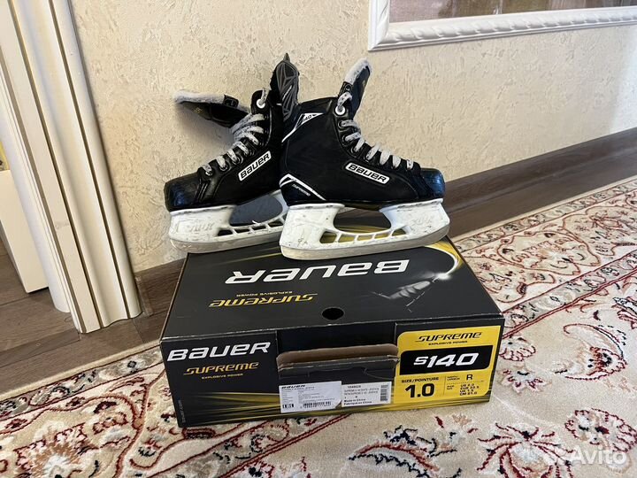 Хоккейные коньки bauer детские