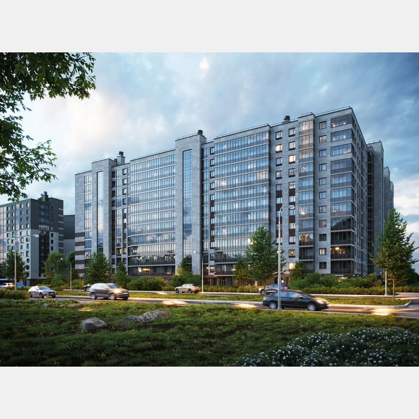 1-к. квартира, 37,8 м², 3/12 эт.