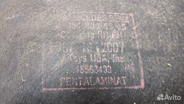 Защита арок (подкрылок) Mercedes R W251 2005, 2009