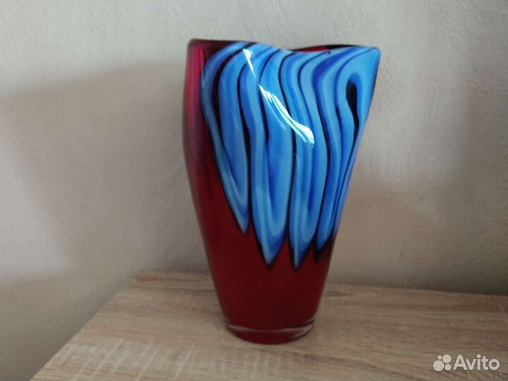 Ваза муранское стекло Италия