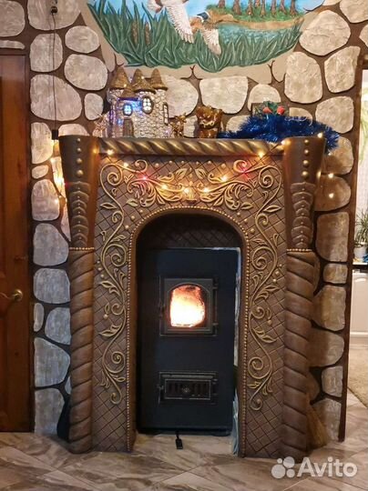 Каминная печь бу