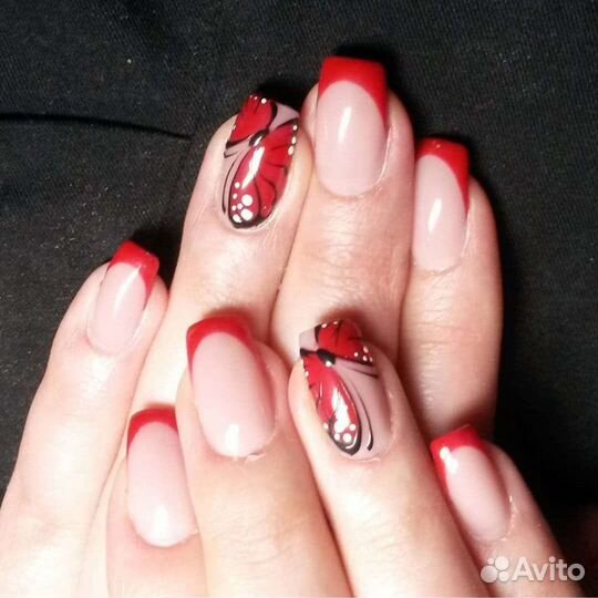 Наращивание, коррекция ногтей