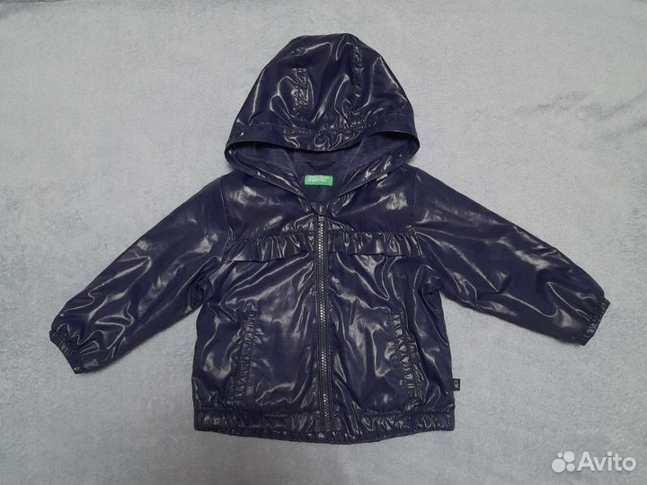 Ветровка куртка флис для девочки 82 см Benetton