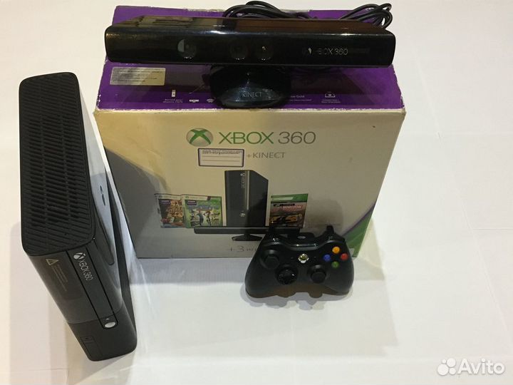 Xbox 360 с играми в комплекте + гарантия 1 год