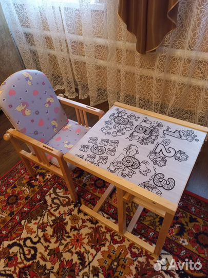 Детский стол и стул