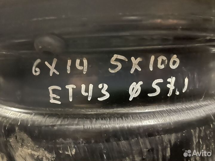 Диск на volkswagen polo r14