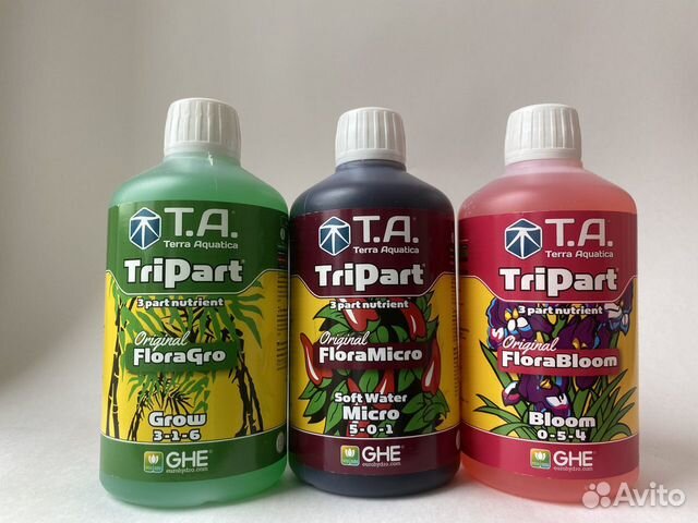 Удобрения Flora Series Grow/Bloom/Micro