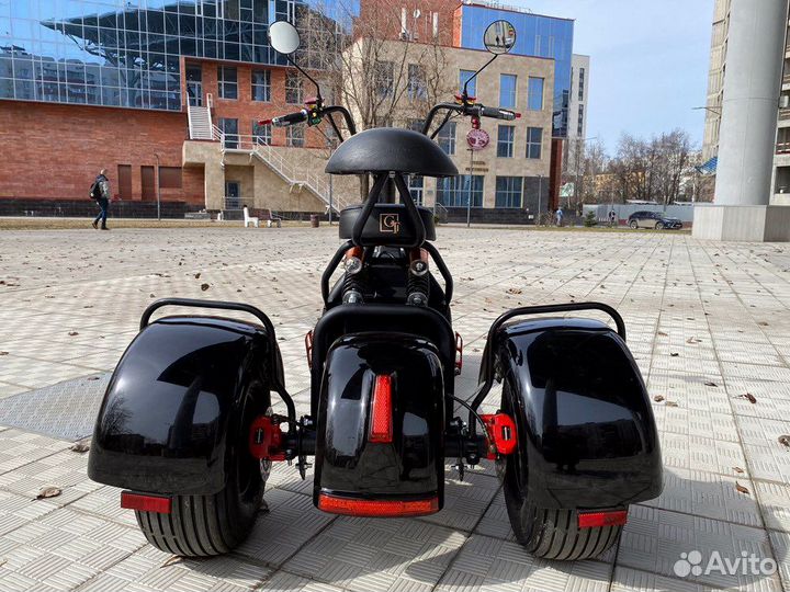 Электроскутер Citycoco x7pro trike трицикл