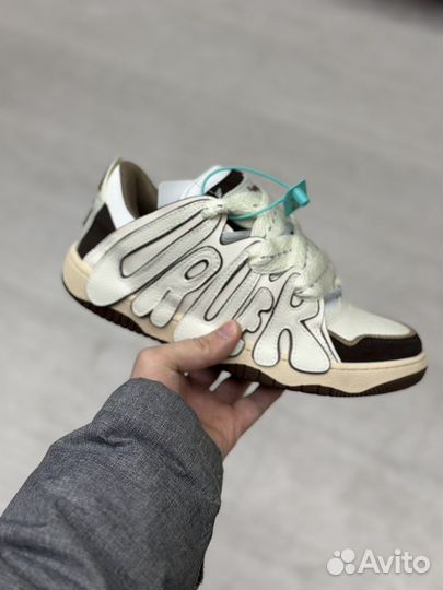 Кроссовки Old Order коричневые белые мужские