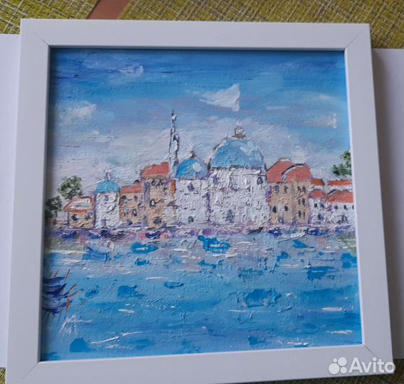 Картина маслом Венеция 