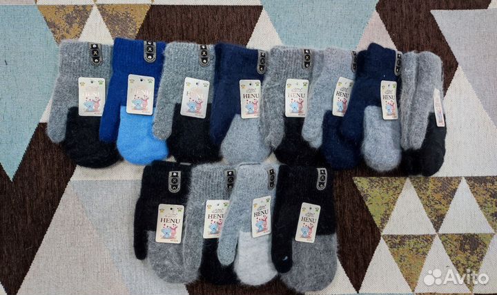 Варежки для мальчиков Розница