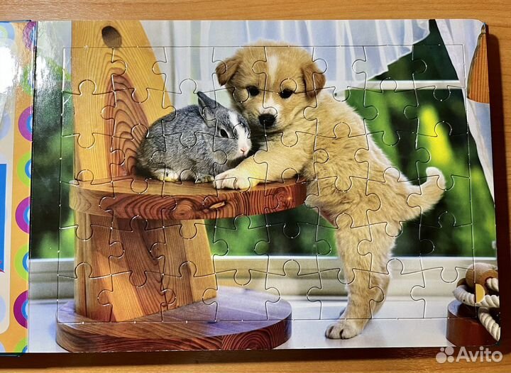 Книга пазлы 5 стр Всё о собачках