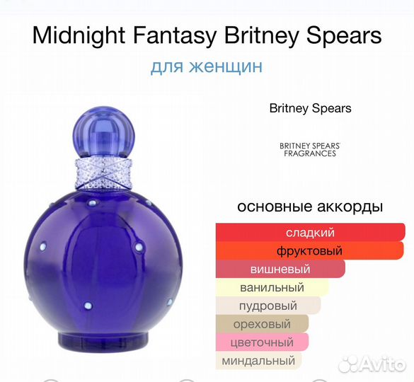 Женские духи Midnight Fantasy Britney Spears 100мл