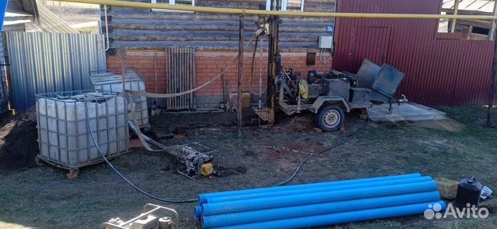 Бурение скважин малогабаритной установкой