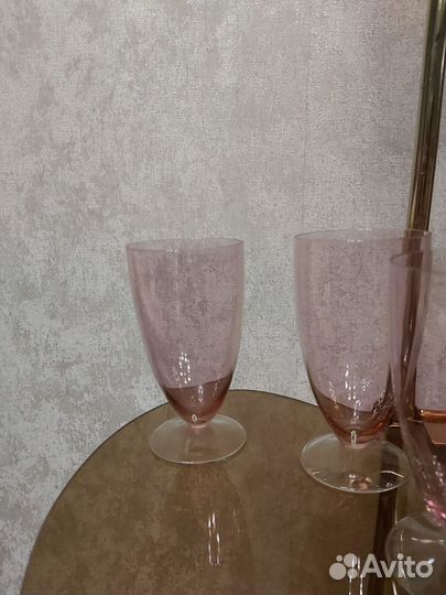 Фужеры цветное стекло СССР