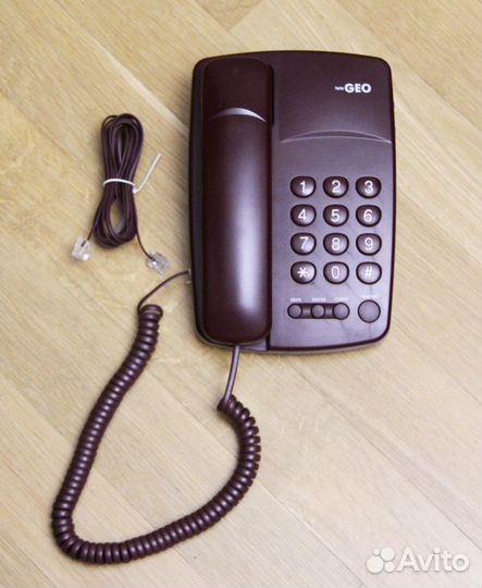 Телефонный проводной аппарат teleGEO Полесье