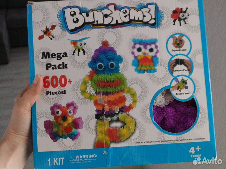 Конструктор, мозайка-липучка