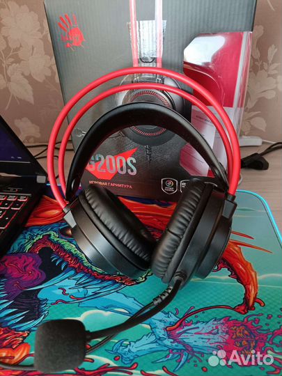 Игровые наушники bloody