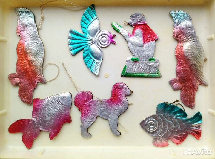 Елочные игрушки СССР