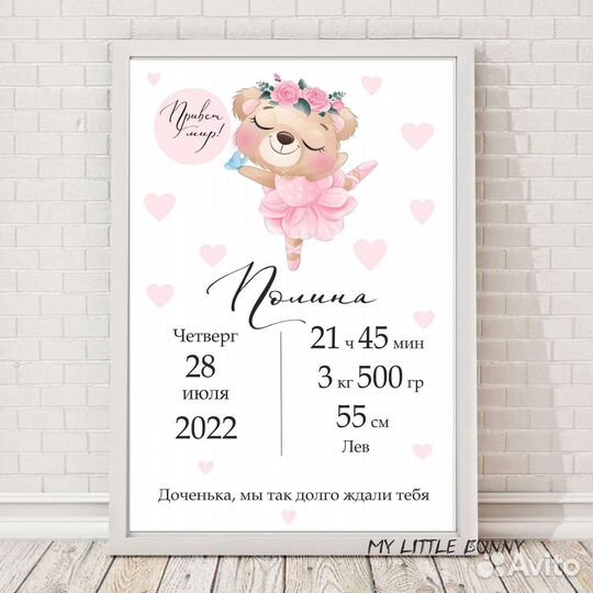 Детская метрика, постеры