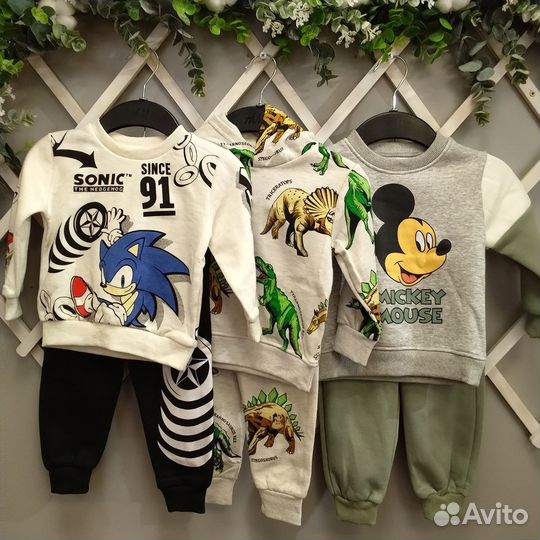 Костюмы на флисе 86-92