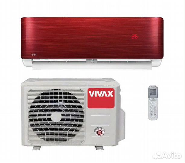 Внутренний блок Vivax ACP-12CH35aeri/I+ RED