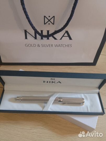 Ручка Ника серебряная