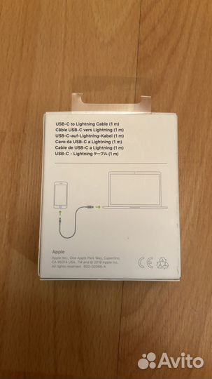 Зарядка Apple USB-C to lightning