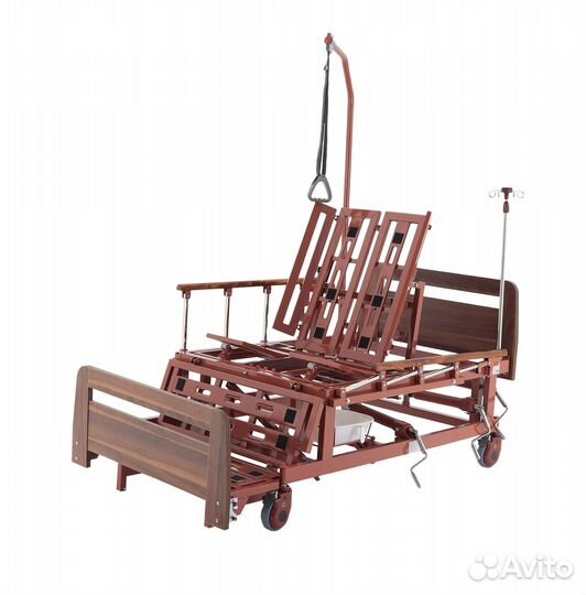 Медицинская кровать железная с механизмом