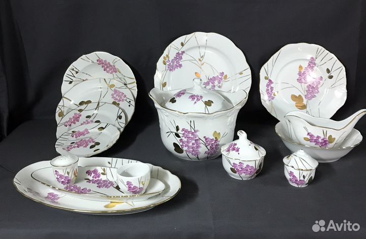Сервиз столовый Розовая сирень